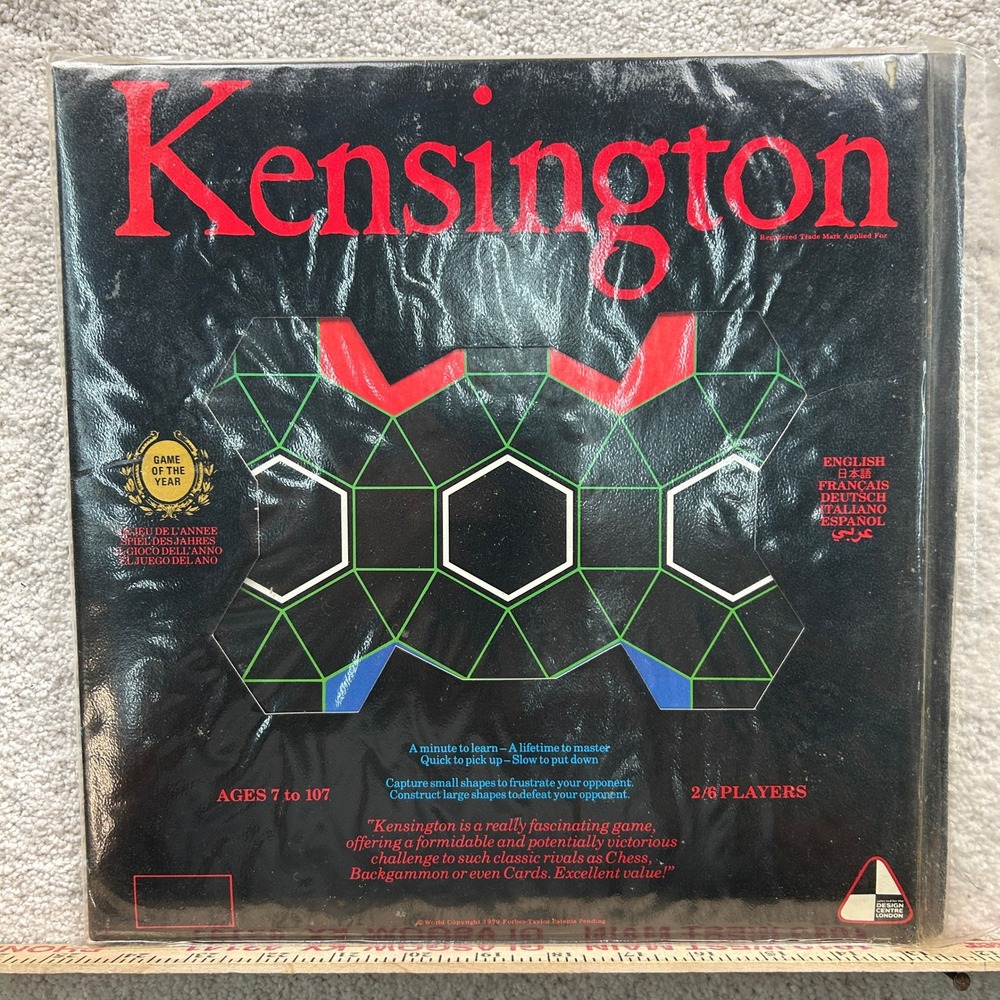 1979 Kensington Strategy Board Game Forbes Taylor Samuel Ward Vintage 70s